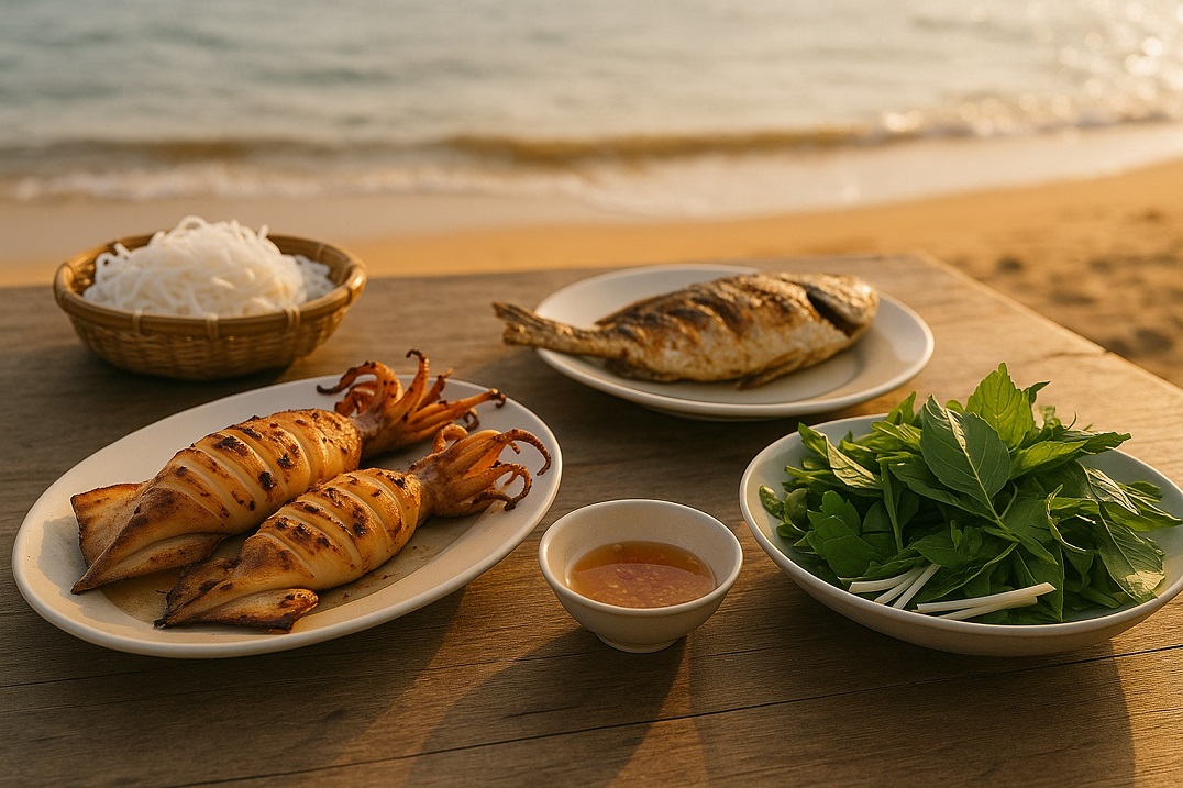 🐚 Món Ngon Miền Biển – Khi Hương Vị Đại Dương Bước Vào Bữa Cơm Việt